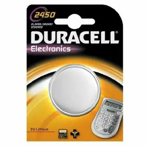 Duracell CR2450 3V, Vienkartinė baterija, CR2450, ličio, 3 V, 1 vnt., mygtukinė/monetinė