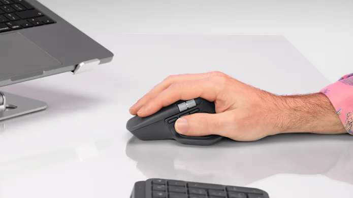 Logitech MX Master 4 for Business Belaidė pelė RF Wireless + Bluetooth, 8000 DPI, Graphite
