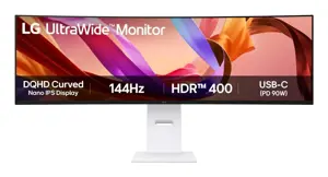 LCD Monitor LG 49 " 5120 x 1440 pixels Dual QHD Native aspect ratio 32:9 LED Curved 49U950A-W