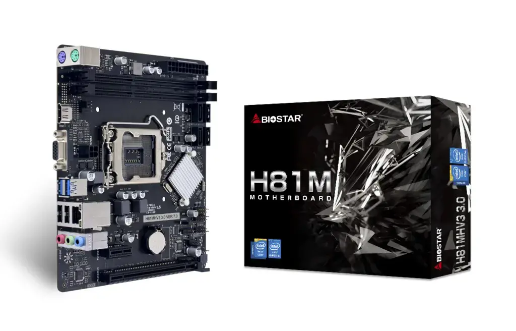 BIOSTAR H81MHV3 3.0 pagrindinė plokštė