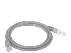 Patchcord UTP A-LAN KKU5SZA0.5 (RJ45 - RJ45 ; 0,50 m; UTP; kat. 5e; pilka spalva)