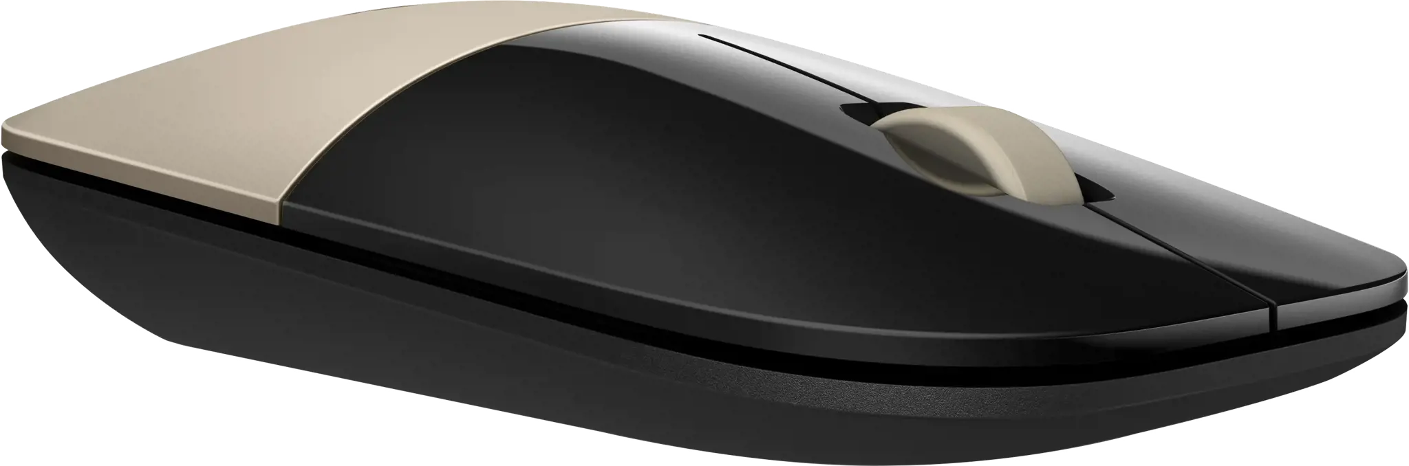 HP Z3700 auksinė belaidė pelė, dvipusė, optinė, RF belaidė, 1200 DPI, auksinė
