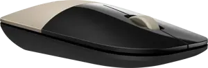 HP Z3700 auksinė belaidė pelė, dvipusė, optinė, RF belaidė, 1200 DPI, auksinė