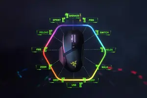 "Razer" žaidimų pelė "Basilisk V3 Pro" optinė pelė, juoda, laidinė