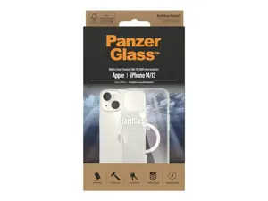 "PanzerGlass HardCase MagSafe Transparent", dangtelis, "Apple", "iphone 14", 15,5 cm (6,1"), skaidrus
