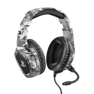 "Trust GXT 488 Forze PS4", laidinės, žaidimų, 20 - 20000 Hz, 339 g, ausinės, juodos, pilkos spalvos