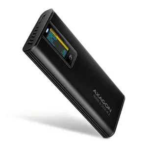 AXAGON EEM2-SD2B USB-C 10Gbps - M.2 NVMe & SATA SSD DISPLAY box