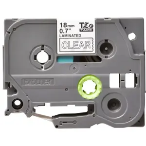 OEM ribbon Brother TZE145 white on clear