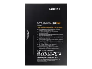SSD diskas Samsung 870 EVO 1000 GB, 2.5", Serial ATA III
