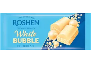 Baltasis šokoladas ROSHEN, korėtas, 80 g