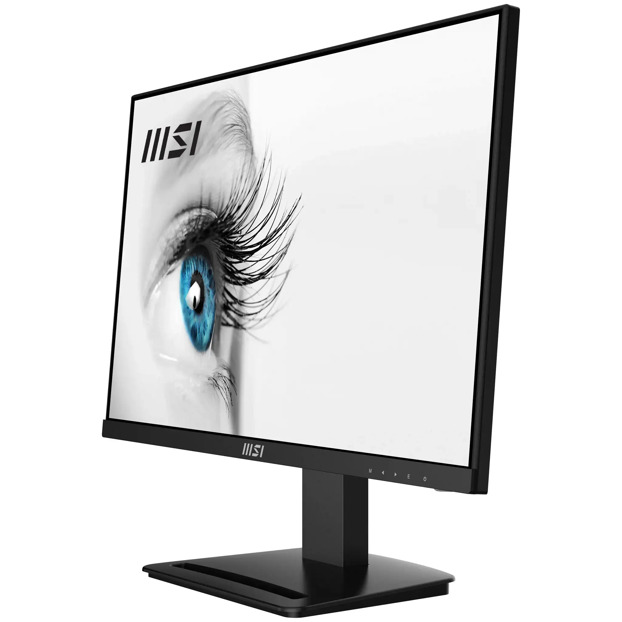 MSI Pro MP243X 23,8 colių monitorius, "Full HD" (1920 x 1080), 100 Hz, IPS, 4 ms, HDMI, "DisplayPort", įmontuoti garsiakalbiai, apsaugotas nuo atspindžių, nuo mirgėjimo, mažiau mėlynos šviesos, sertifikuotas TÜV, VESA, "Kensington", juodas, 60,5 cm (23,8"), 1920 x 1080 taškų, "Full HD", 1 ms, juodas