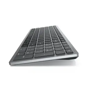 DELL KM7120W, pilno dydžio (100%), RF belaidis + "Bluetooth", QWERTY, pilka, titano spalvos, pelė pridedama