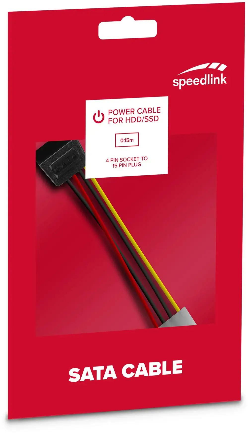 "Speedlink" kabelis SATA 0,15 m (SL-170501-BK)