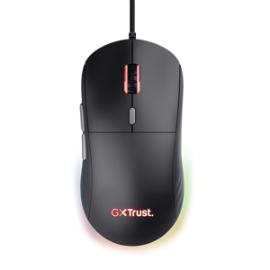 Trust GXT 925 REDEX II, Right-hand, Laser, USB Type-A, 10000 DPI, Black