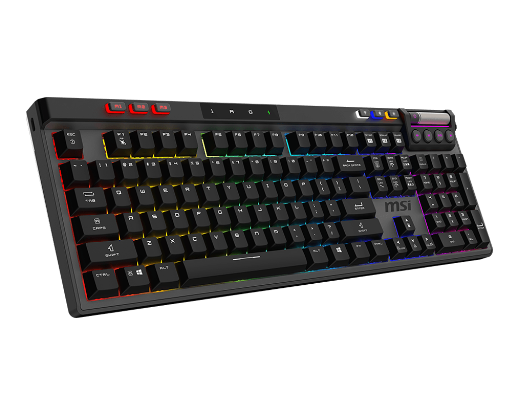KEYBOARD GAMING BLACK US/STRIKE PRO W SILENT US MSI