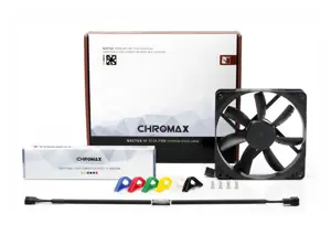 NOCTUA 120 mm NF-S12A PWM CHromax Black Swap spalvų ventiliatorius
