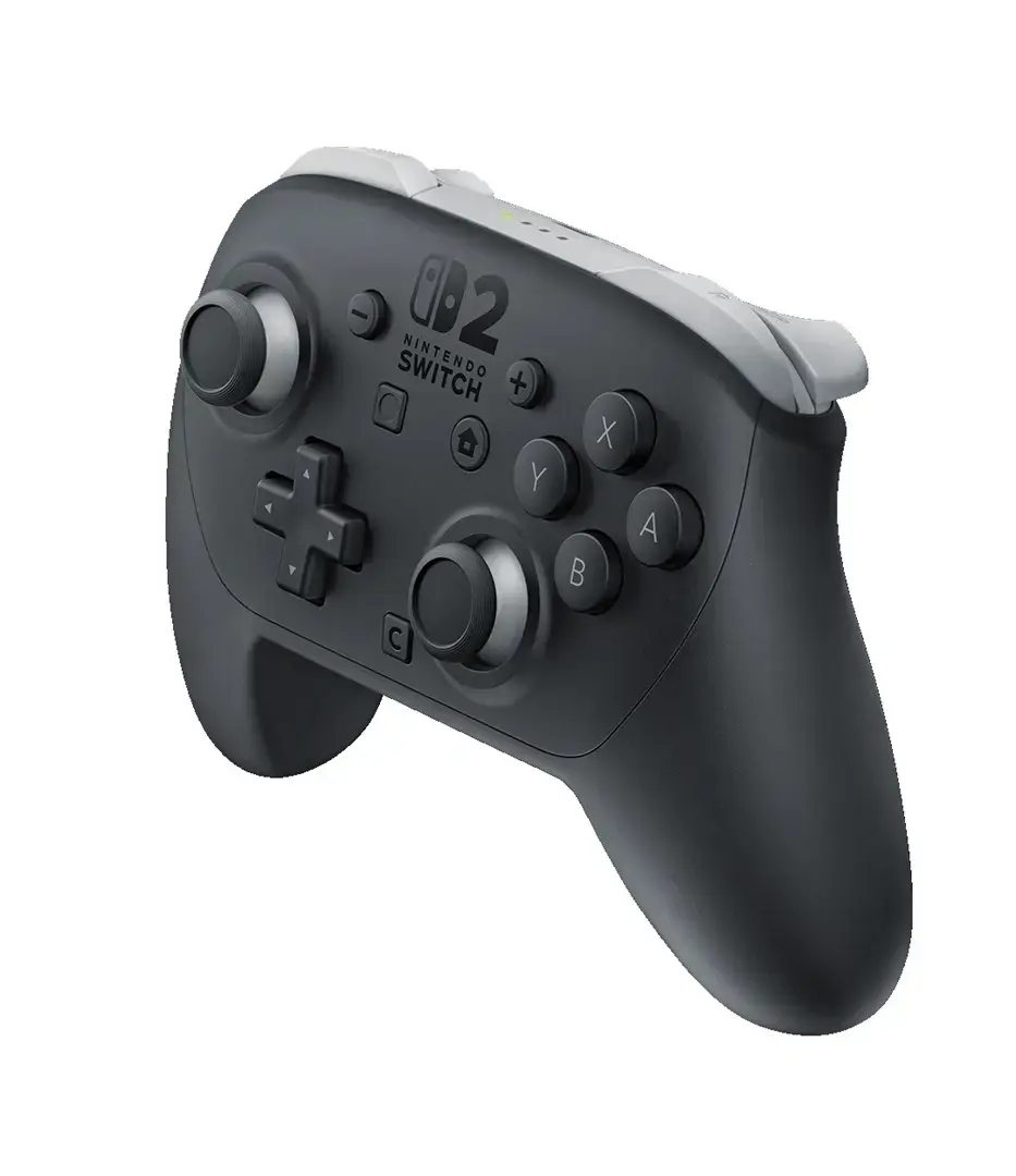 Nintendo Switch 2 Pro Controller Black Bluetooth Gamepad Analogue / Digital Nintendo Switch 2