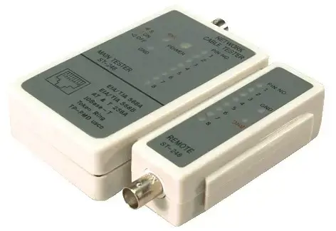 LOGILINK WZ0011 LOGILINK - RJ45 ir BNC kabelių testeris su nuotoliniu įrenginiu