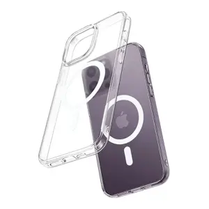 Magnetinis dėklas "McDodo", skirtas "iPhone 15 Plus" (skaidrus)