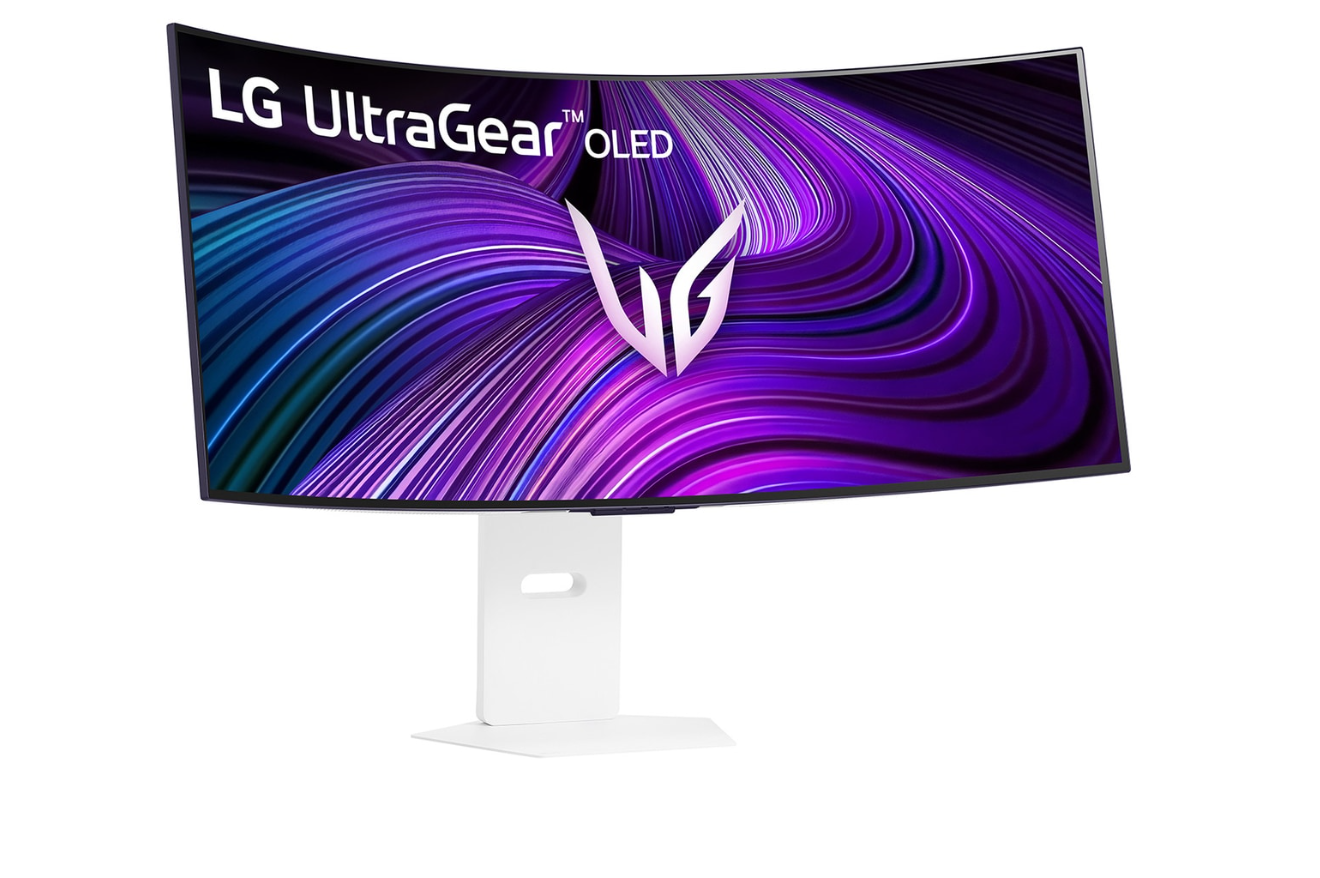 Monitor LG 39GX90SA-W 39" Gaming/Curved/21 : 9 Swivel Height adjustable Tilt Matte Panel OLED 3440x1440 21:9 240Hz 0.03 ms Speakers Colour White 39GX90SA-W