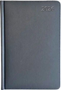 Kalendorius EXTRA SHINE, 2026, PU, A5, juoda LT