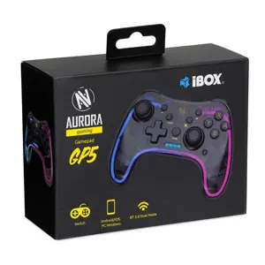 iBox IGP5 Gaming Controller Black Bluetooth Gamepad Analogue / Digital Android, Nintendo Switch, Ni…