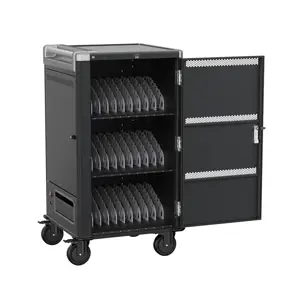 Ewent EW1700 portable device management cart/cabinet Black, Grey