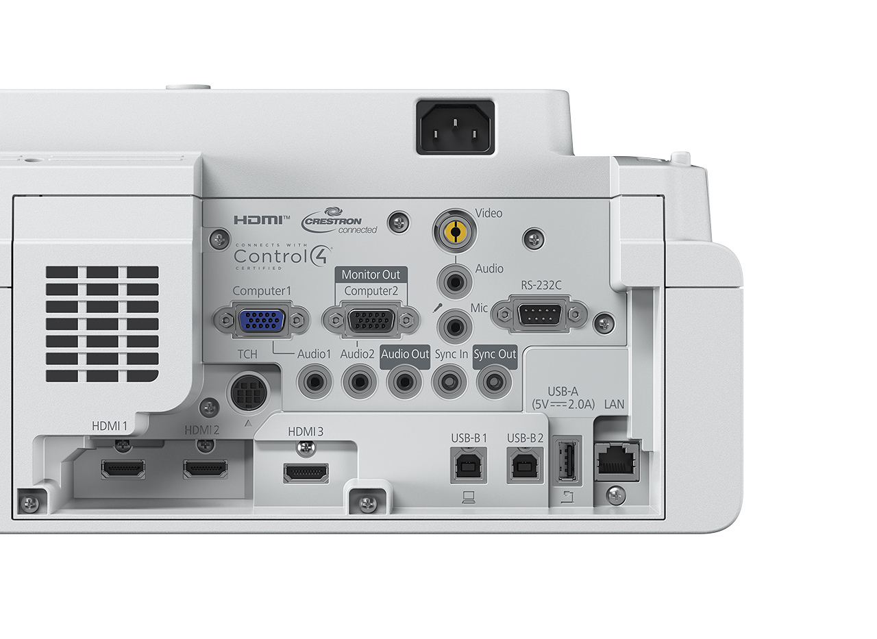 Epson EB-760Wi, 4100 ANSI lumens, 3LCD, WXGA (1280x800), 2500000:1, 16:10, 1346.2 - 2540 mm (53 - 100")