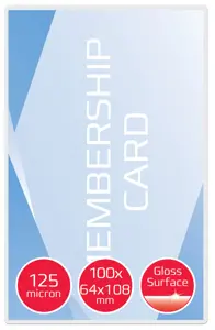 Laminavimo vokeliai GBC, 64x108 mm, 125 mik., blizgūs, 100 vnt.