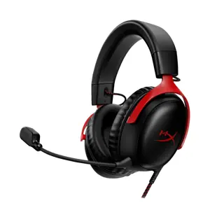 AUSINĖS HYPERX CLOUD III/JUODA/RAUDONA 727A9AA HYPERX