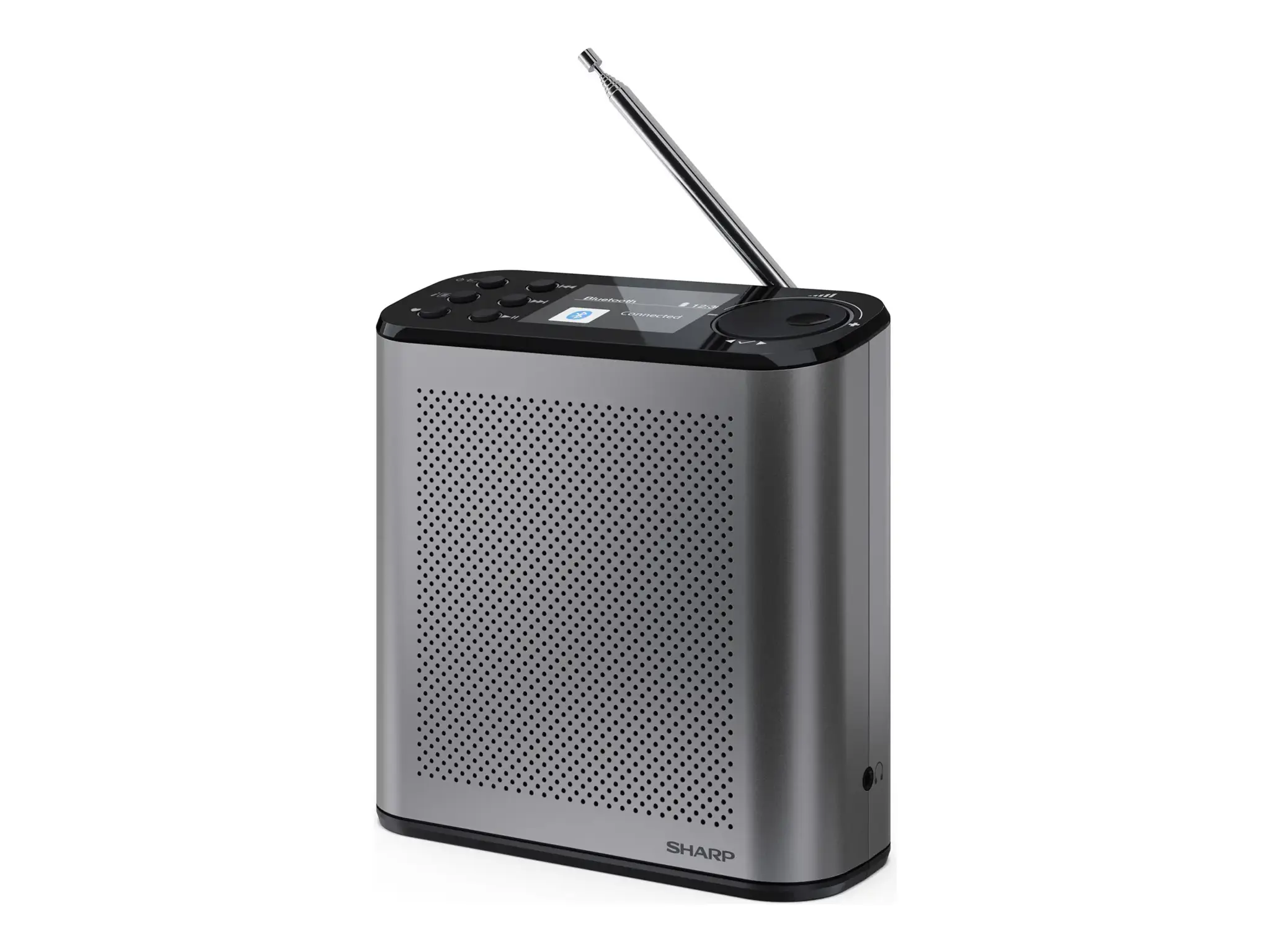 Sharp OSAKA Portable Digital Radio | DR-P530(GY) | USB port | Bluetooth | FM radio | Wireless connection