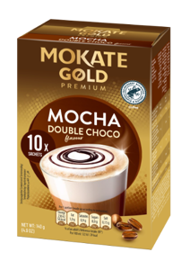 Kavos gėrimas MOKATE Gold Premium Latte Chocolate, 10 x 14g