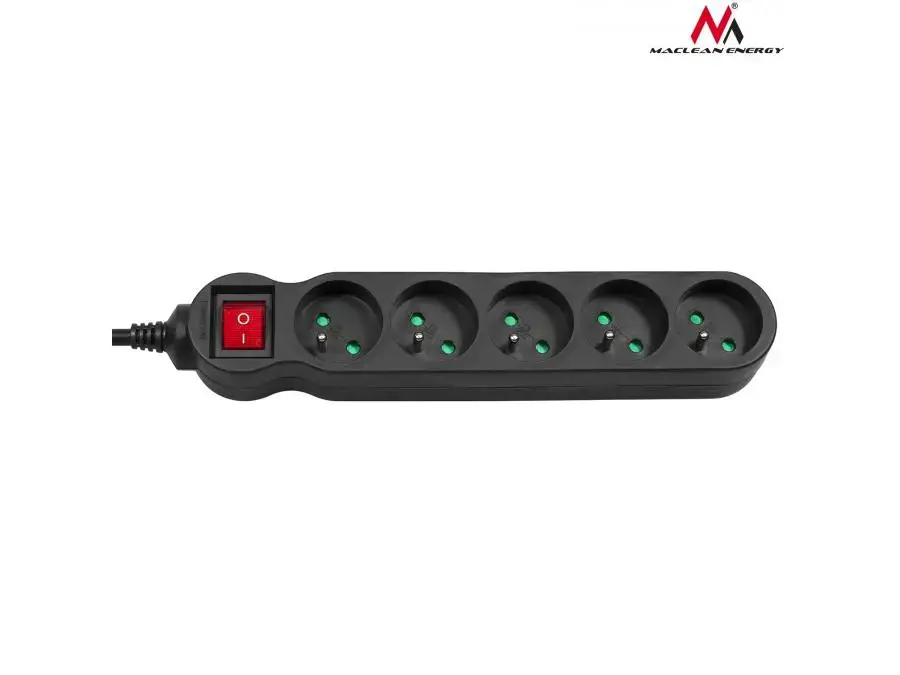 Maitinimo juosta 5g 5m MCE185 2300W juoda