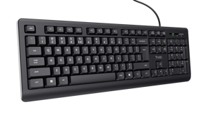 Trust 24639, Full-size (100%), Wired, USB, Black