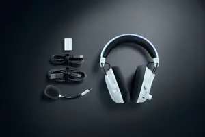 Razer BlackShark V3 Pro for PlayStation Gaming Headset, Over-Ear,Wireless,  White | Razer