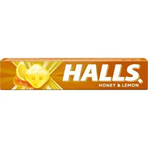 Ledinukai HALLS Honey Lemon, medaus ir citrinų skonio, 33,5 g