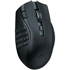 "Razer Naga V2 HyperSpeed" žaidimų pelė, 2,4 GHz, "Bluetooth", belaidė, juoda
