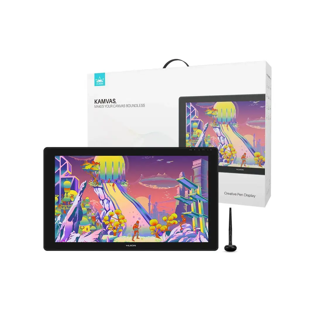 HUION Kamvas 24 Plus graphic tablet 5080 lpi 526,85 x 296,35 mm USB-C Black