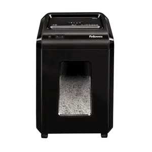 Fellowes Powershred 92Cs, Strip shredding, 4 х 38, 25 L, 4 wheel(s), 30 min, SafeSense