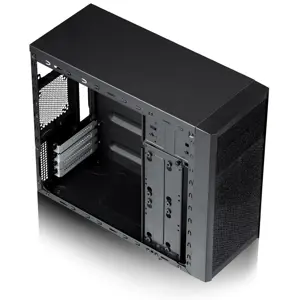 Fractal Design Core 1000 USB 3.0, Midi Tower, kompiuteris, juodas, DTX, micro ATX, Mini-ITX, 14,8 cm, 35 cm