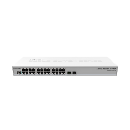 MIKROTIK CRS326-24G-2S+RM komutatorius 24x RJ45 1000Mb/s 2x SFP+