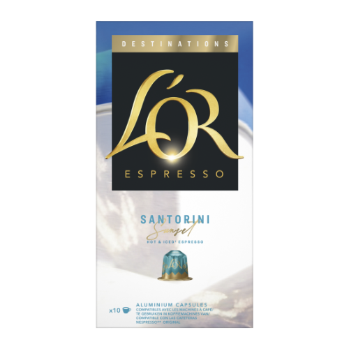 Kavos kapsulės L'OR Santorini, 10 vnt