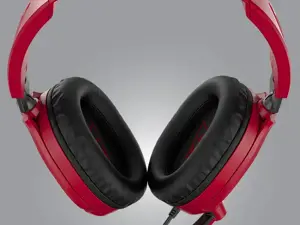"Turtle Beach Recon 70" žaidimų ausinės, skirtos "Nintendo Switch", laidinės, žaidimų, 20 - 20000 Hz, 571,5 g, ausinės, juodos, raudonos spalvos