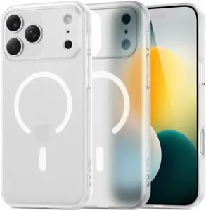 Tech-Protect case Apple iPhone 17 Pro MagSlim MagSafe, white/matte