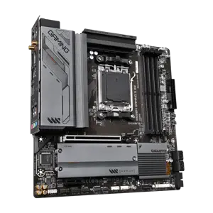 Gigabyte B650M GAMING X AX (rev. 1.x), AMD, Socket AM5, AMD Ryzen™ 5, AMD Ryzen 7 7th Gen, AMD Ryzen 9 7th Gen, Socket AM5, DDR5-SDRAM, 128 GB