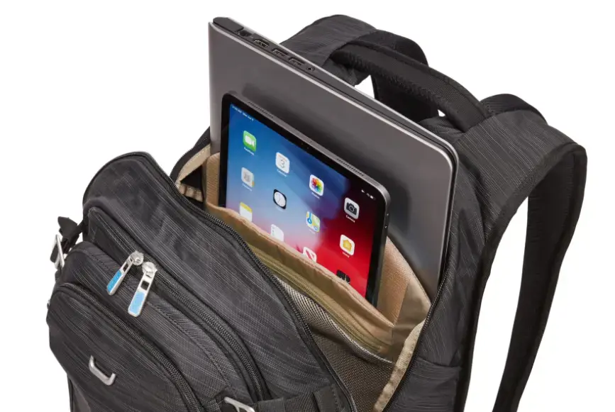 "Thule Construct CONBP-116 Black", "City", "Man", 39,6 cm (15,6"), Nešiojamojo kompiuterio skyrius, Neperšlampamas, Nailonas