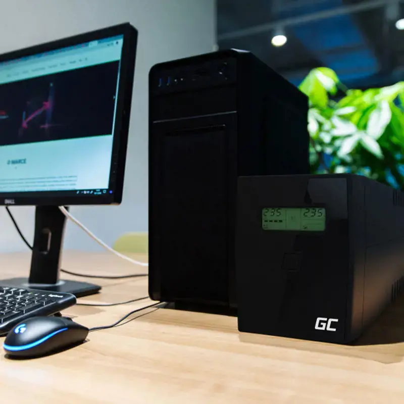 "Green Cell" UPS galios įrodymas 600VA 360W