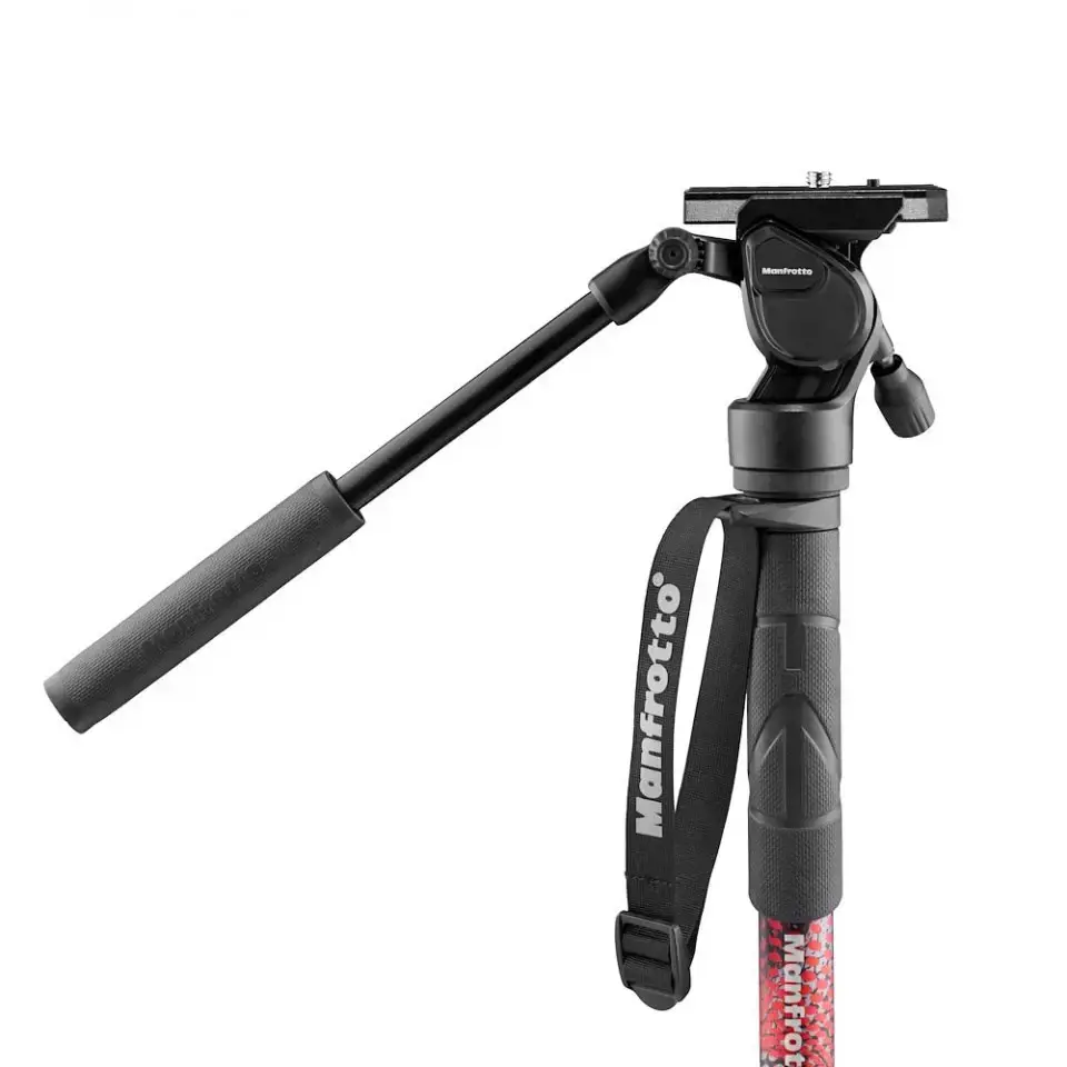 "Manfrotto" monopodas "Element MII Video" MVMELMIIA4LIVE, raudonas