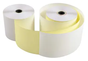 Dvisluoksnė kasos juosta, 76 mm x 20 m/12mm, savikopijuojanti (Off+SC), 10 vnt/pak