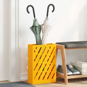 Sandėliavimo kabliukas ir laikiklis su saugykla mustard yellow